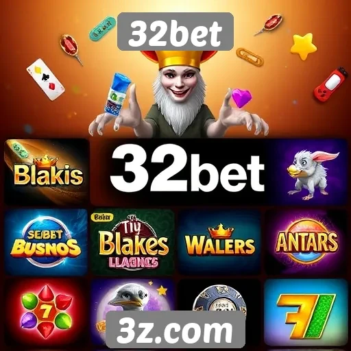 Variedade de opções de jogos na 32bet